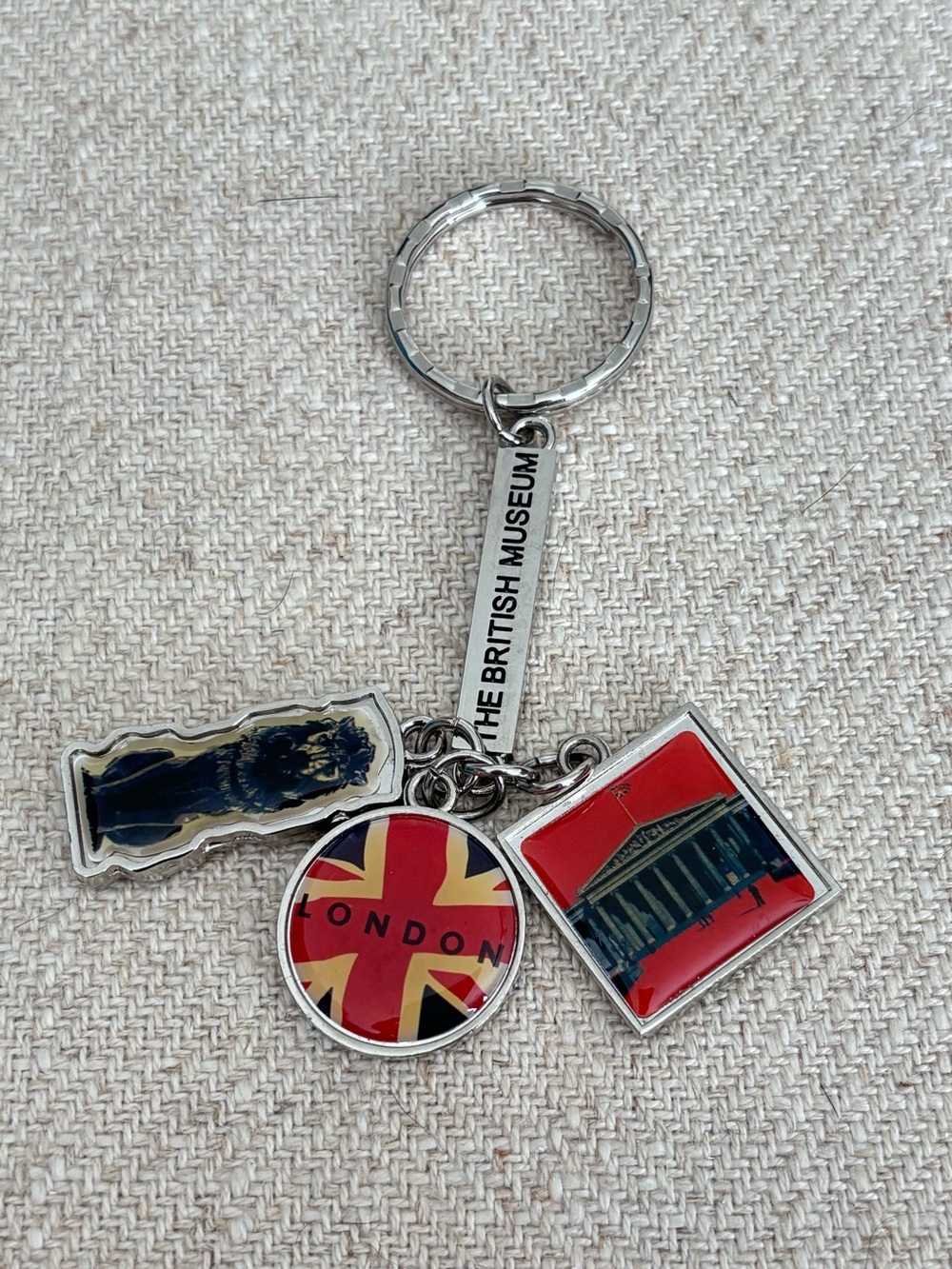 Vintage The British Museum Key Chain